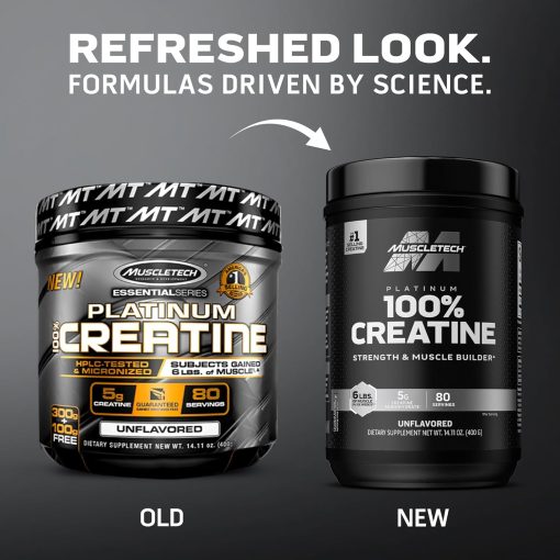 Muscletech Platinum 100% Creatine, 400 Grams 2