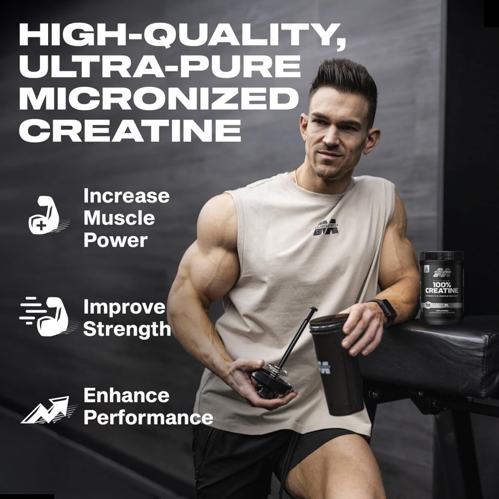 Muscletech Platinum 100% Creatine Monohydrate, 400 Grams - Nutrition ...