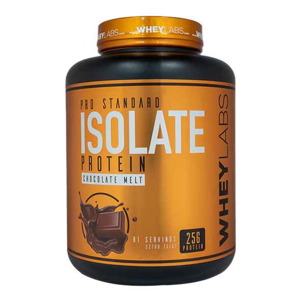 WHEY LABS, 100% ISOLATE PROTEIN, CHOCOLATE MELT, 5 LBS