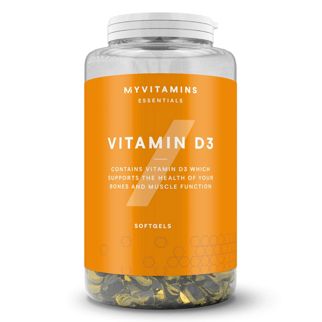 Myprotein Vitamin D3 Softgels, 180 Capsules