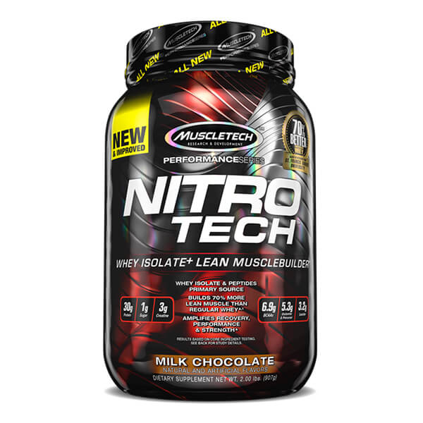 MUSCLETECH NITROTECH PROTEIN, MILK CHOCOLATE, 2 LBS Nutrition Depot Bangladesh