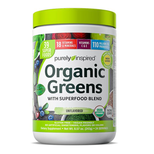 PURELY INSPIRED ORGANIC GREENS PLUS SUPERFOODS & MULTIVITAMIN