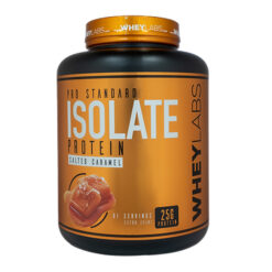 WHEY LABS, PRO STANDARD ISOLATE PROTEIN, SALTED CARAMEL, 5 LBS