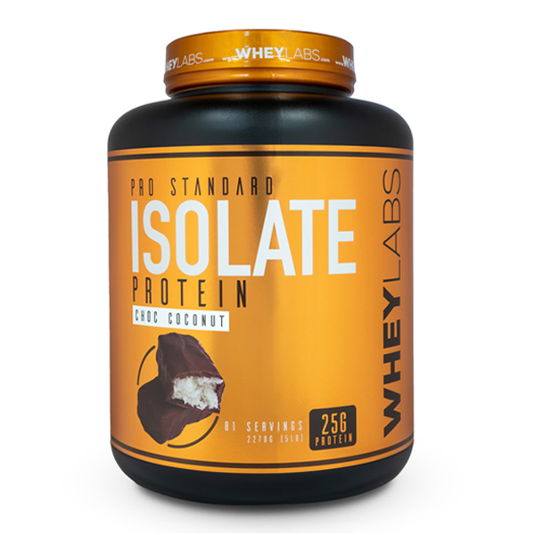 WHEY LABS, PRO STANDARD ISOLATE PROTEIN, CHOCOLATE COCONUT, 5 LBS