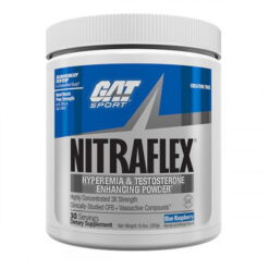 GAT Sport Nitraflex Pre-Workout, Blue Raspberry, 30 Servings