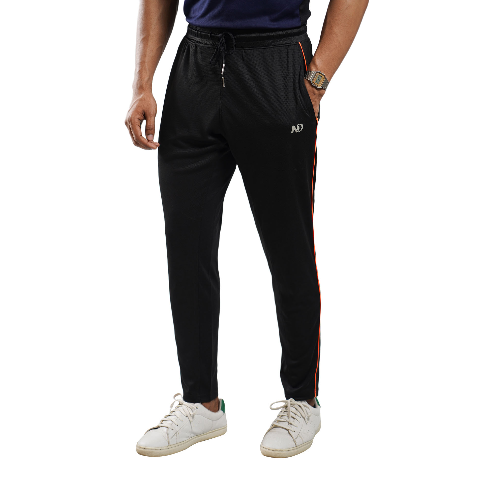 ND TRAINING TROUSER - BLACK ORANGE