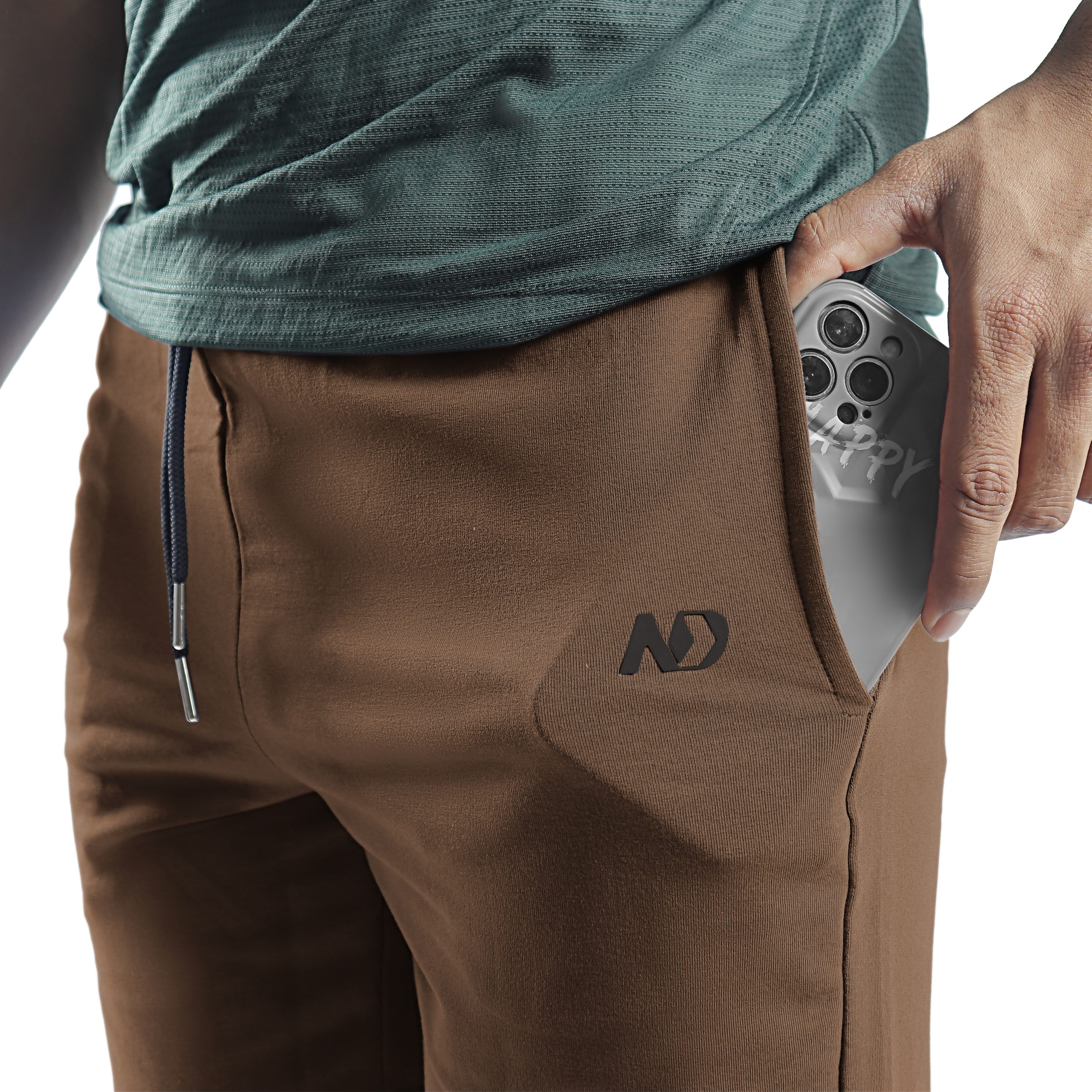 ND Essential Shorts, Brown 4