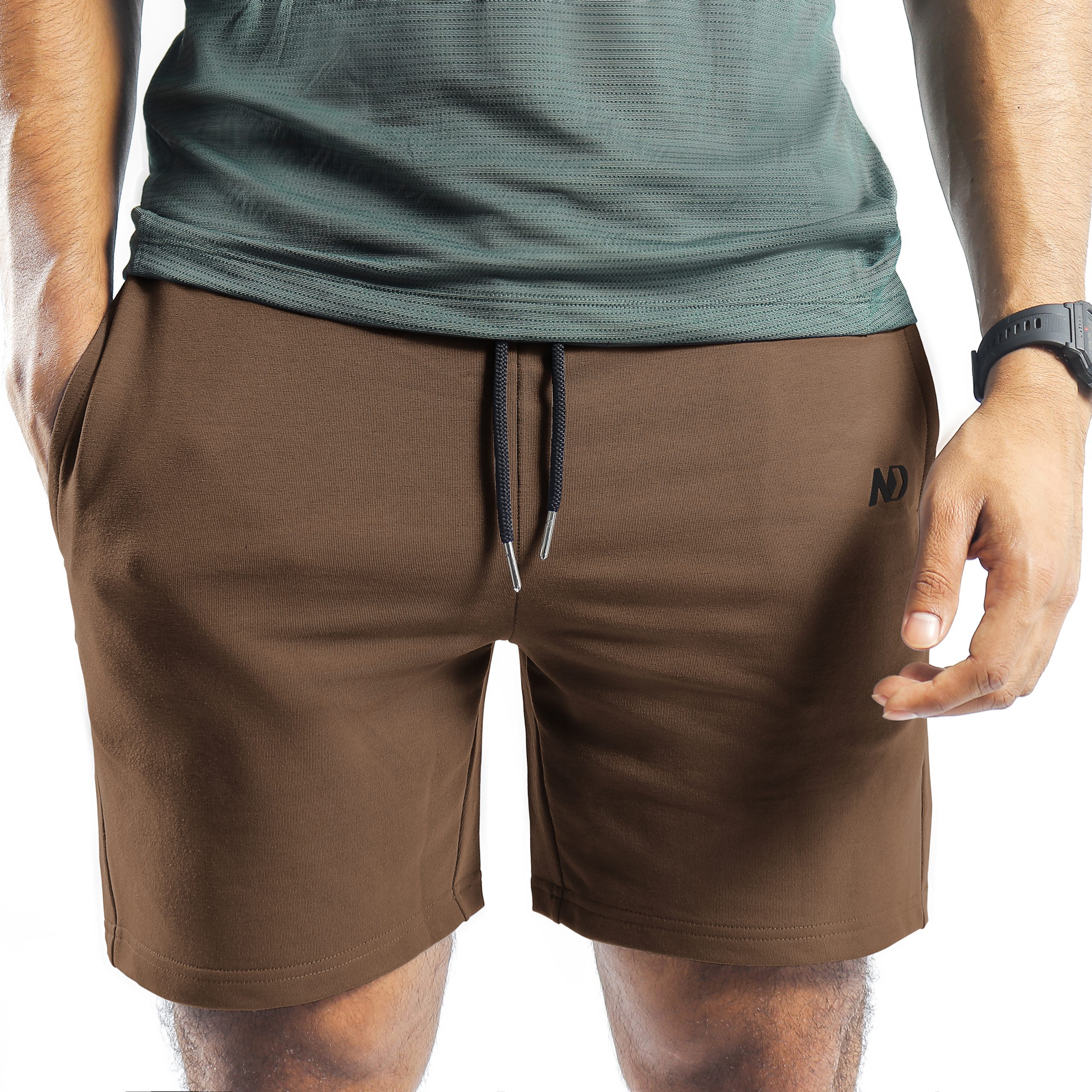 ND Essential Shorts, Brown 1