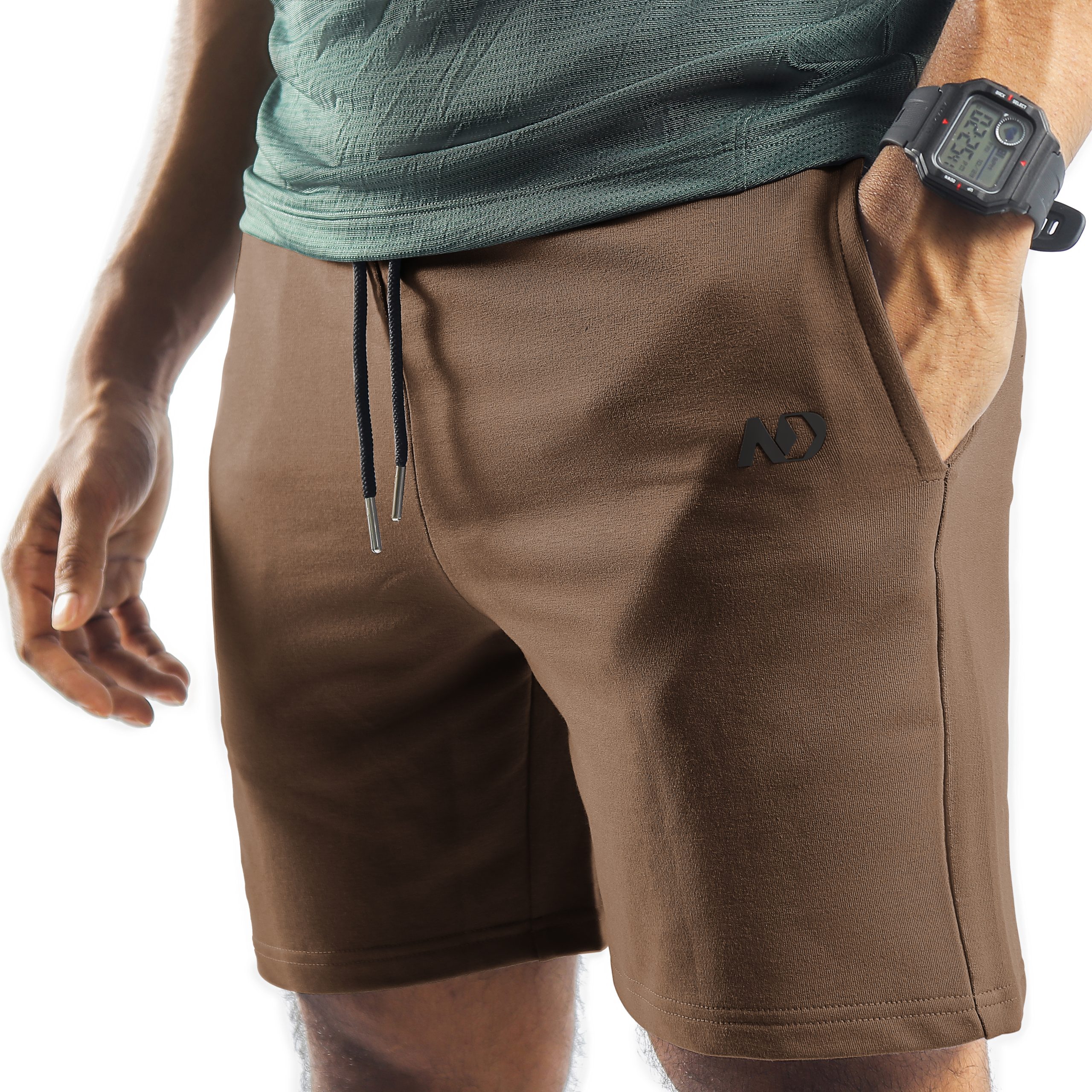 ND Essential Shorts, Brown 2