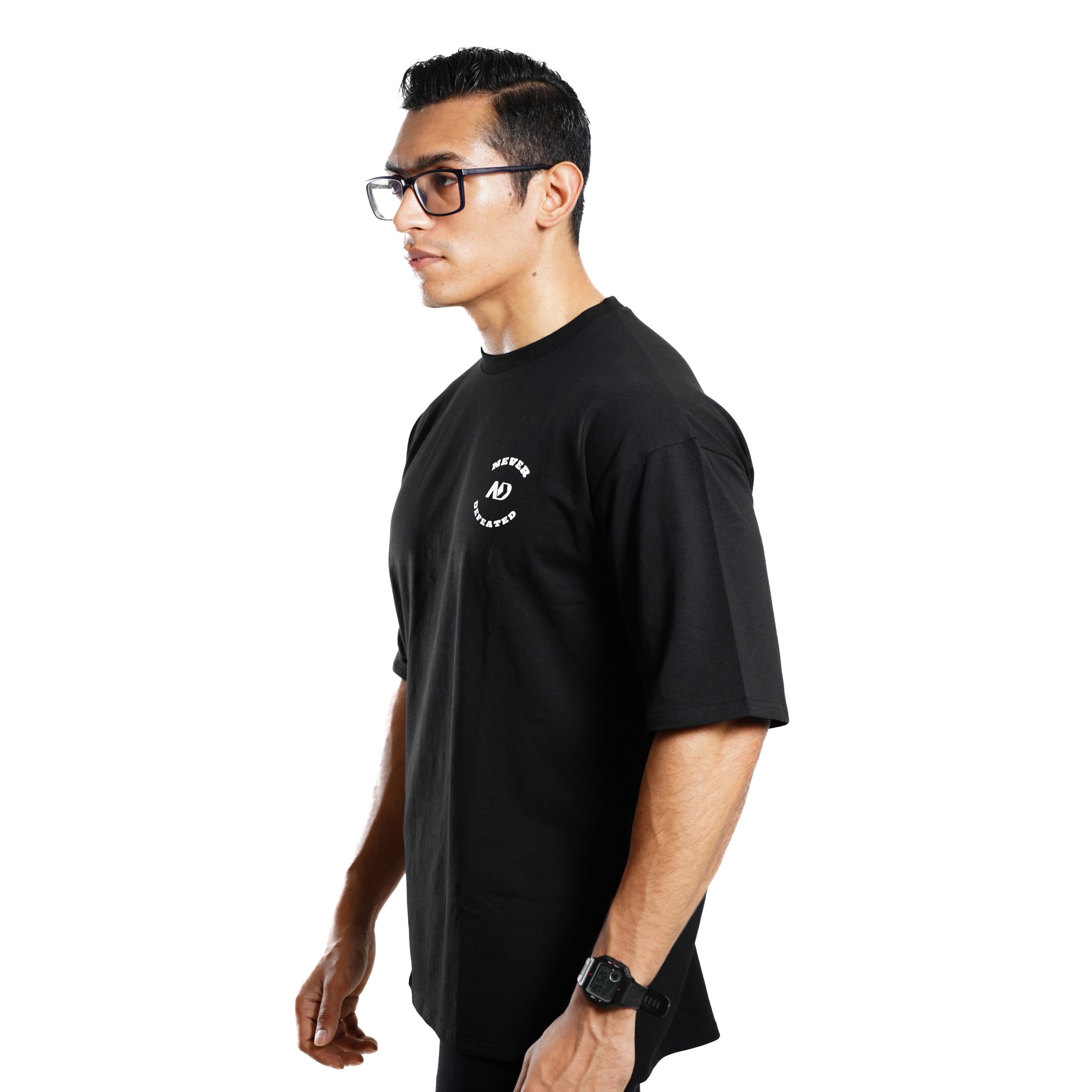 ND Essential Drop Shoulder T-Shirt - Black - Nutrition Depot Bangladesh