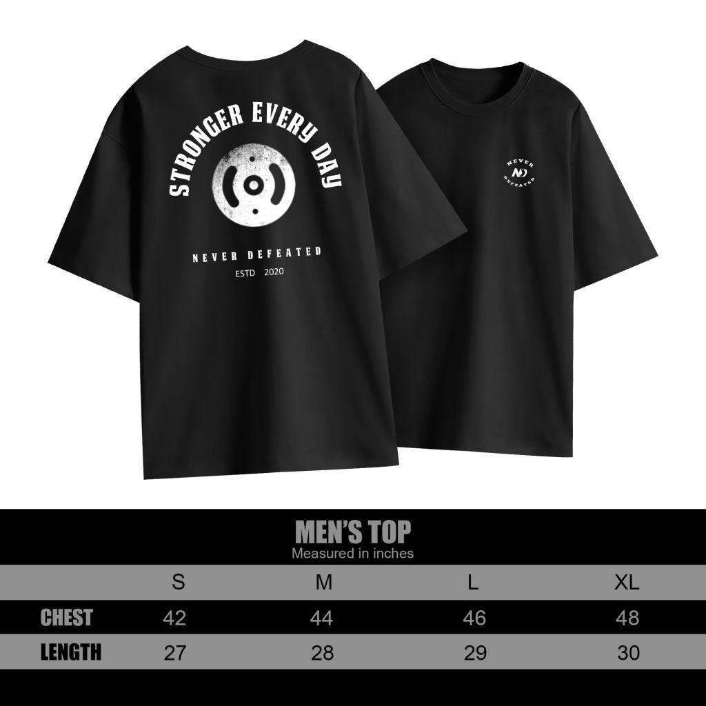 ND Essential Drop Shoulder T-Shirt - Black 8