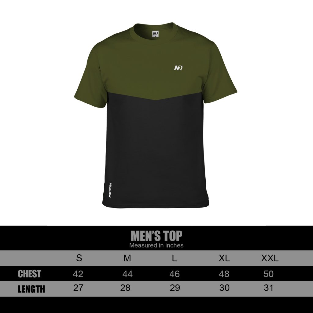 ND Training T-Shirt - Black/Olive 8