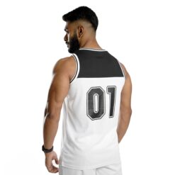 ND Sports Tank Top - White/Black 8