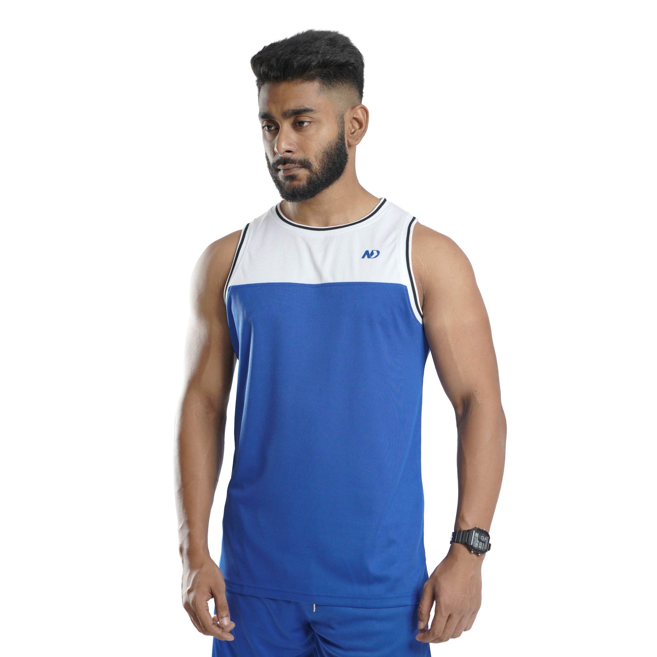 ND Sports Tank Top - Blue/White 1