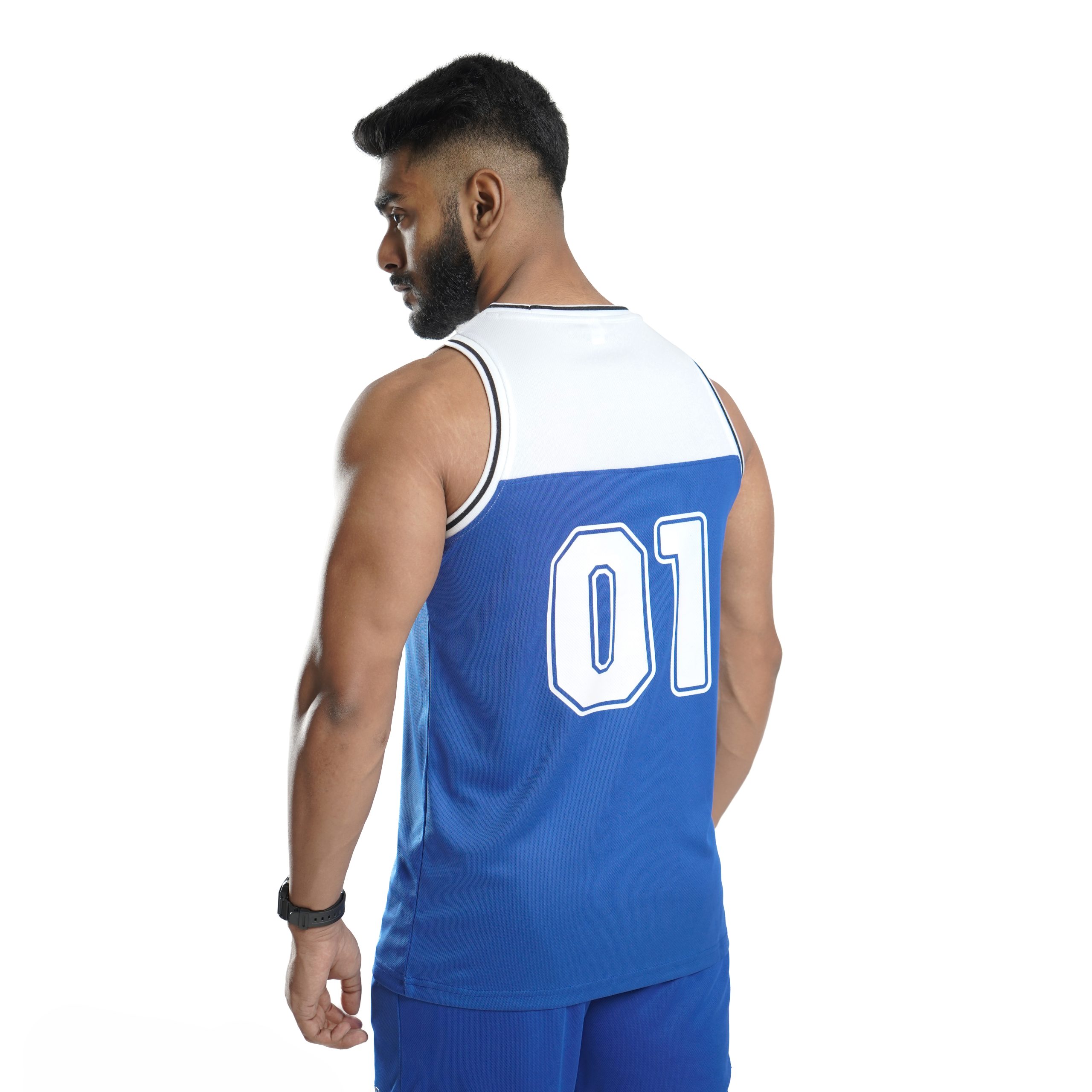 ND Sports Tank Top - Blue/White 4