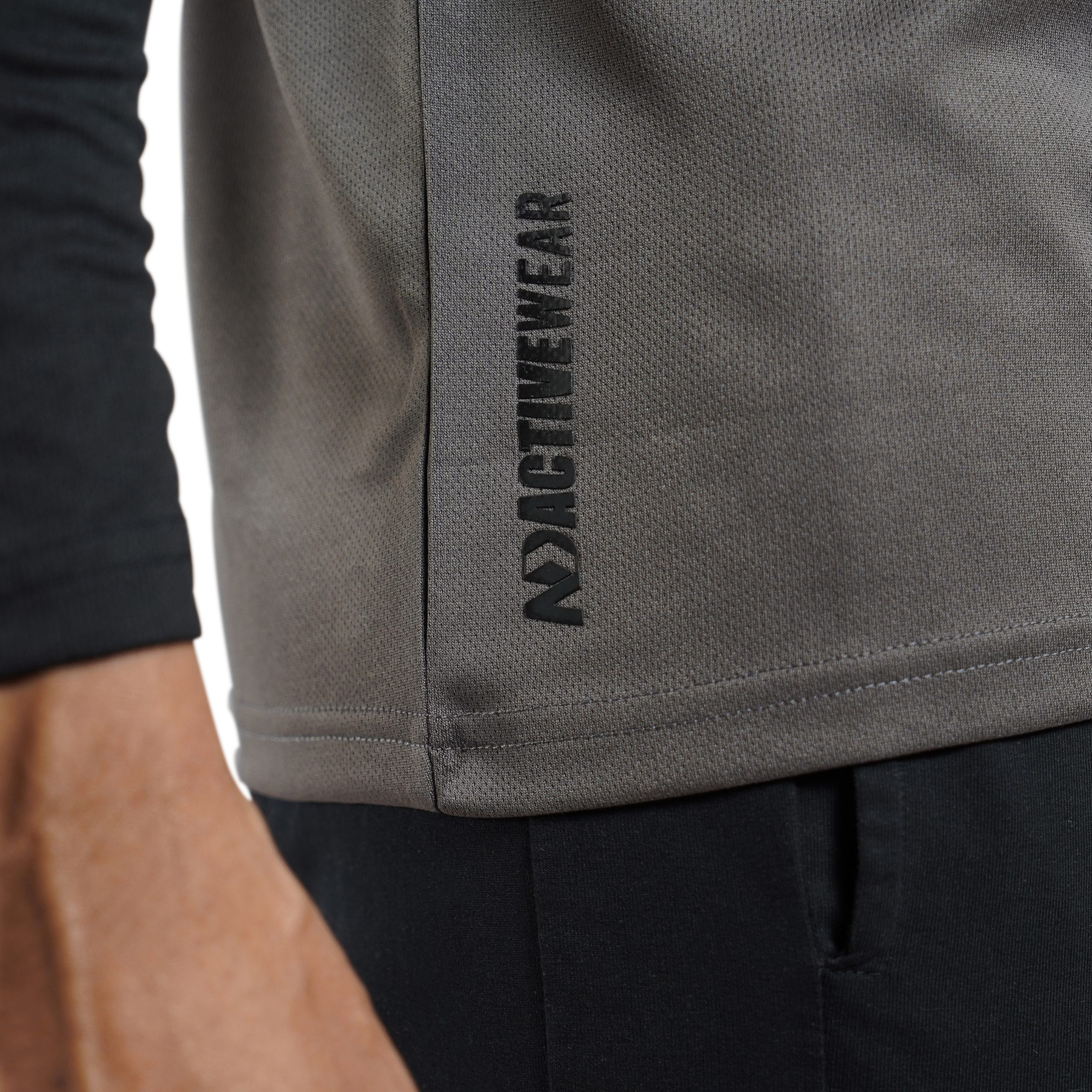 ND Training Long Sleeve - Grey-Black 3