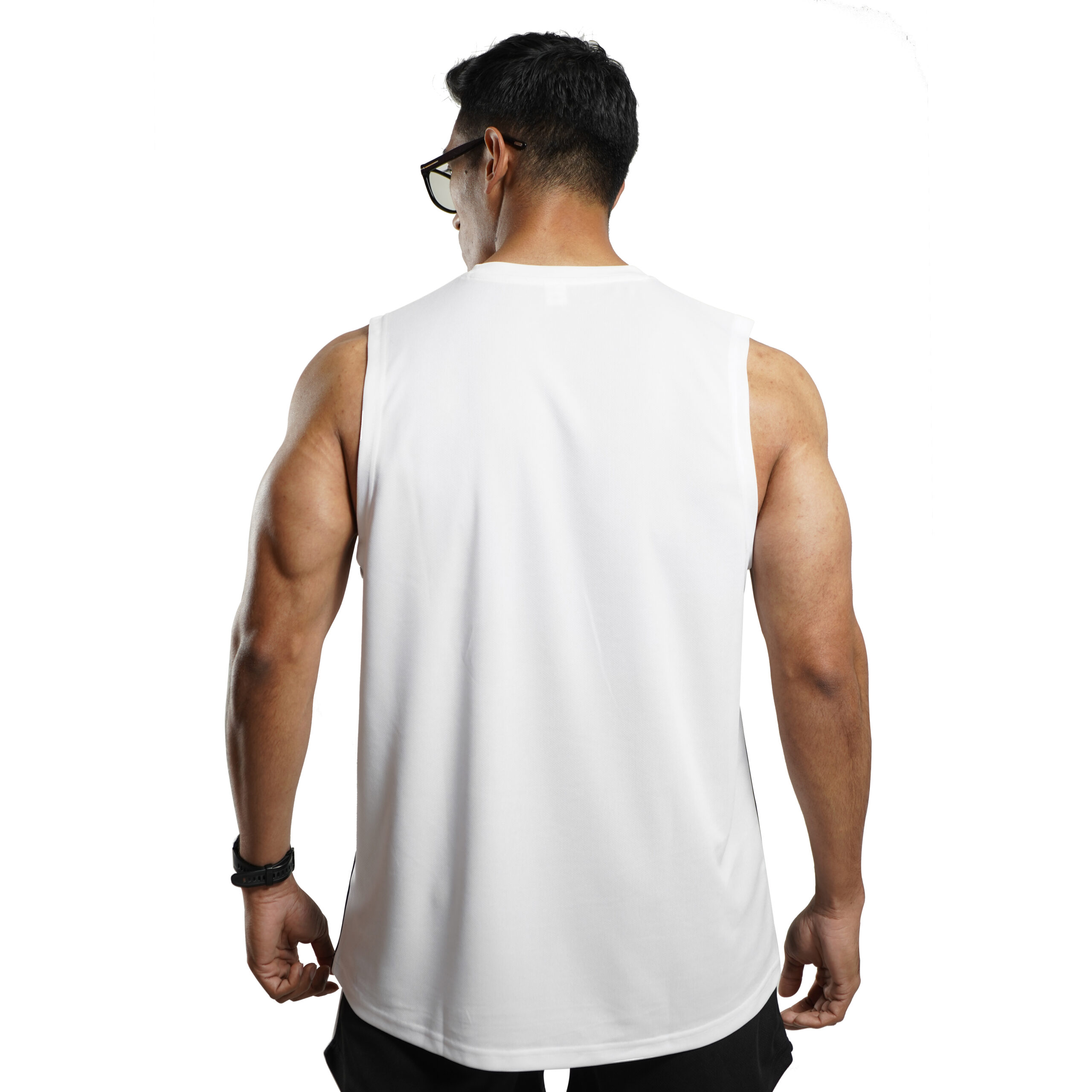 ND Training Tank - White Black 3