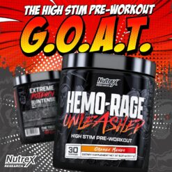 Nutrex Hemo-Rage Unleashed High Stim Pre Workout, Orange Mango, 30 Serving 6