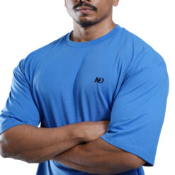 ND Essential Drop Shoulder T-Shirt - Blue 7