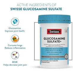 Swisse Glucosamine Sulfate+, 60 Tablets 6