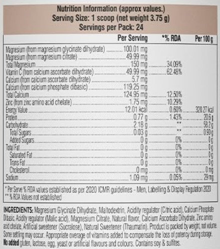 Swisse High Strength Magnesium Glycinate & Citrate Powder, 90gm 8