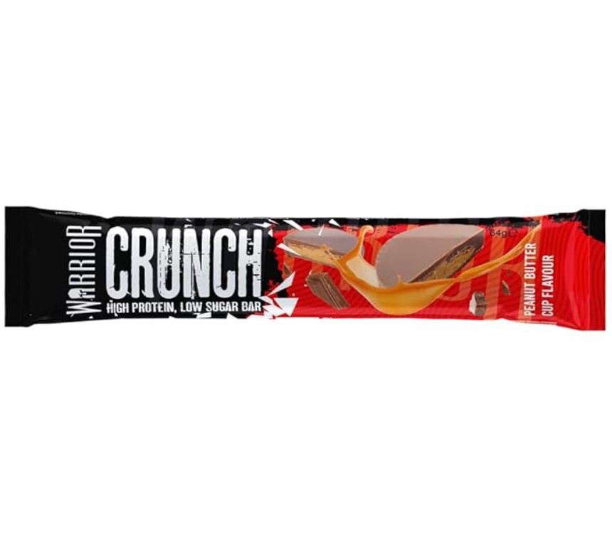 Warrior CRUNCH High Protein Bars, Peanut Butter Cup, 64 gram 1