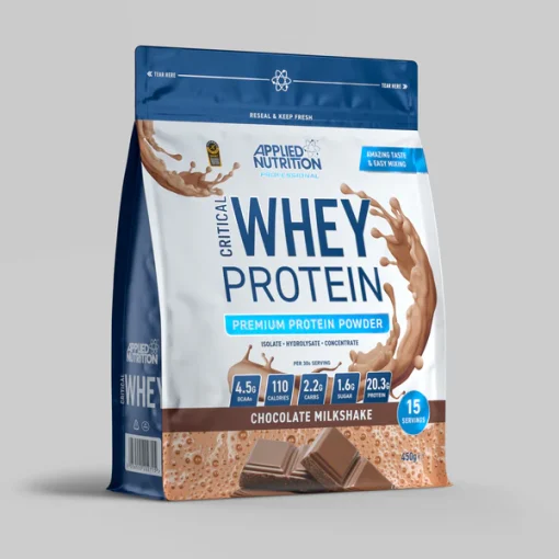 Applied Nutrition Critical Whey Protein, Chocolate Milkshake, 450gram 1
