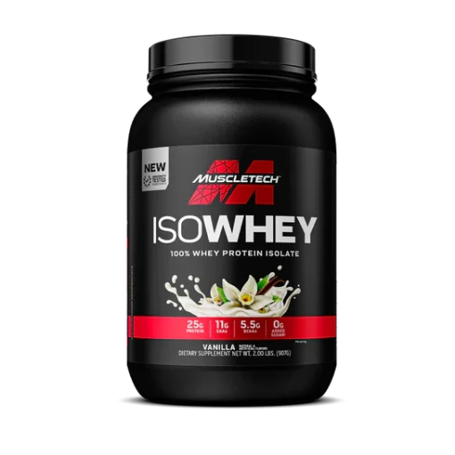 Muscletech ISOWHEY 100% Whey Protein Isolate, Vanilla, 2lbs 1