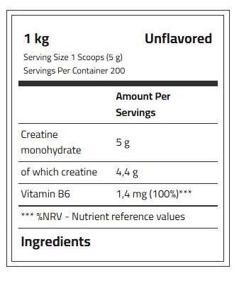 Kevin Levrone Gold Creatine, Unflavored, 500 Grams 2