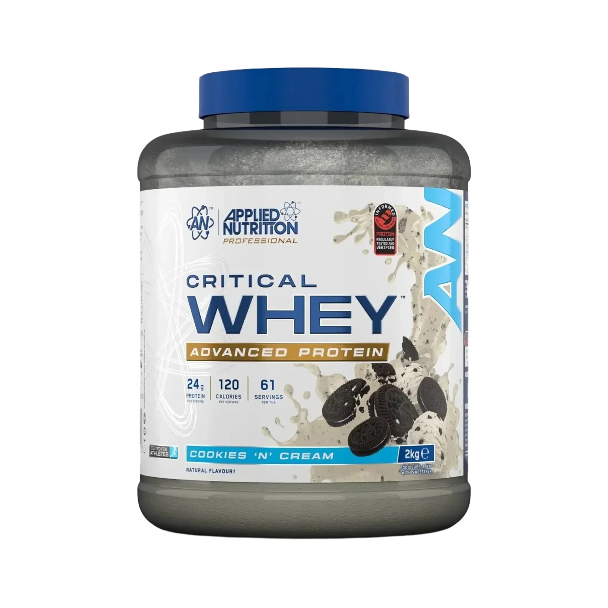 Applied Nutrition Critical Whey Protein, Cookies & Cream, 2kg 1