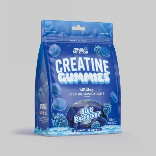 Applied Nutrition Creatine Gummies, Blue Raspberry , 80 Gummies 1