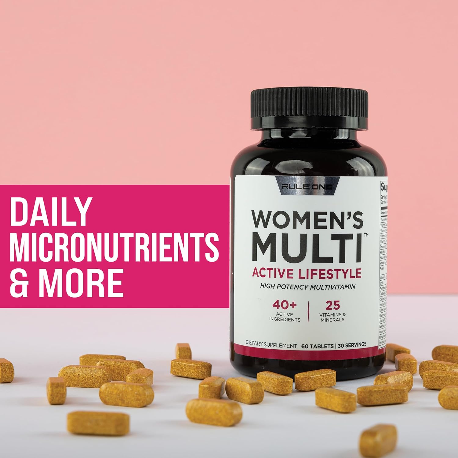 Rule1 Women's Active Multivitamin, 60 Tablets 4