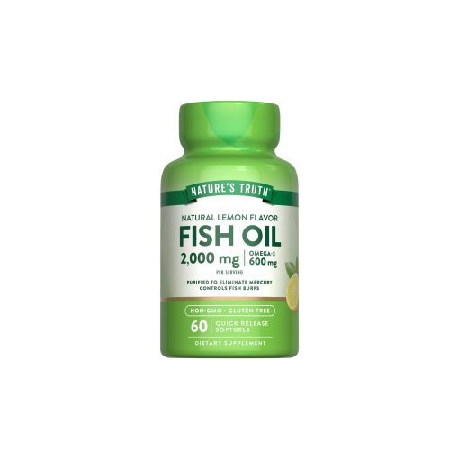 Nature's Truth 2000mg Fish Oil, 60 Softgels 1