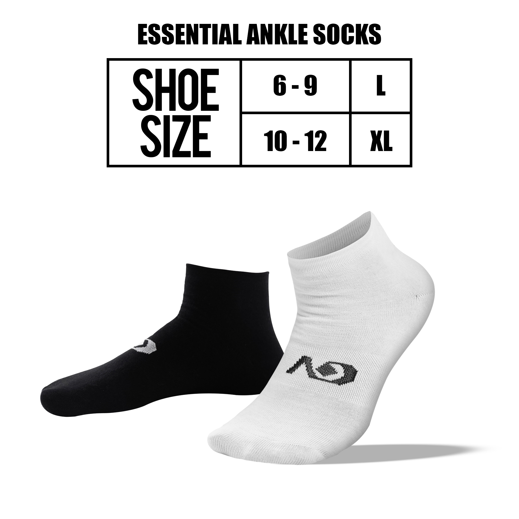 ND ESSENTIAL ANKLE SOCKS BUNDLE 10