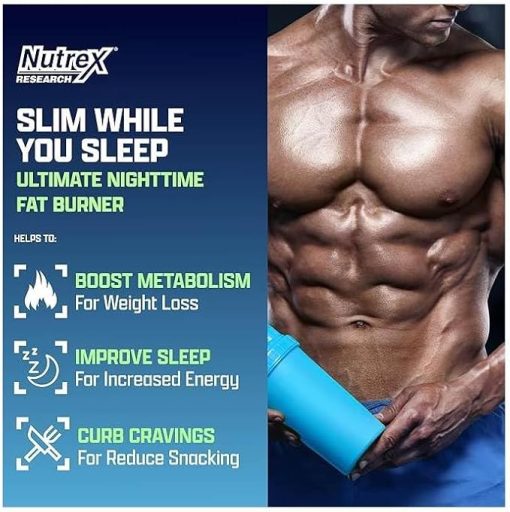 Nutrex Lipo-6 Nighttime Fat Burner, 30 Capsules 2