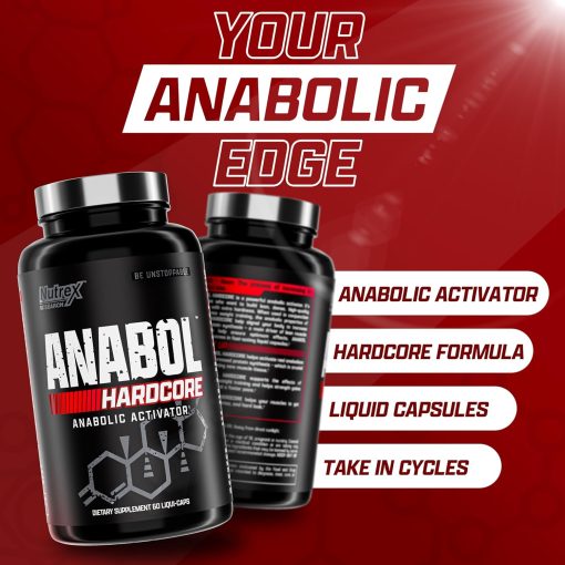 Nutrex Anabol Hardcore Anabolic Activator, 60 Capsules 3