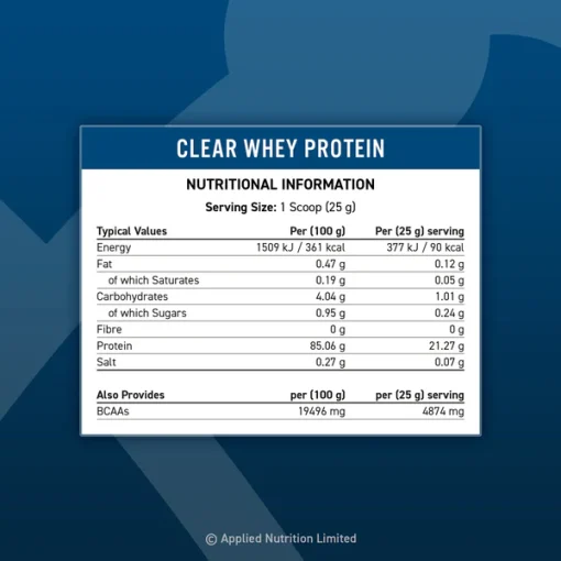 Applied Nutrition Clear Whey, Cherry and Apple, 250gram 3