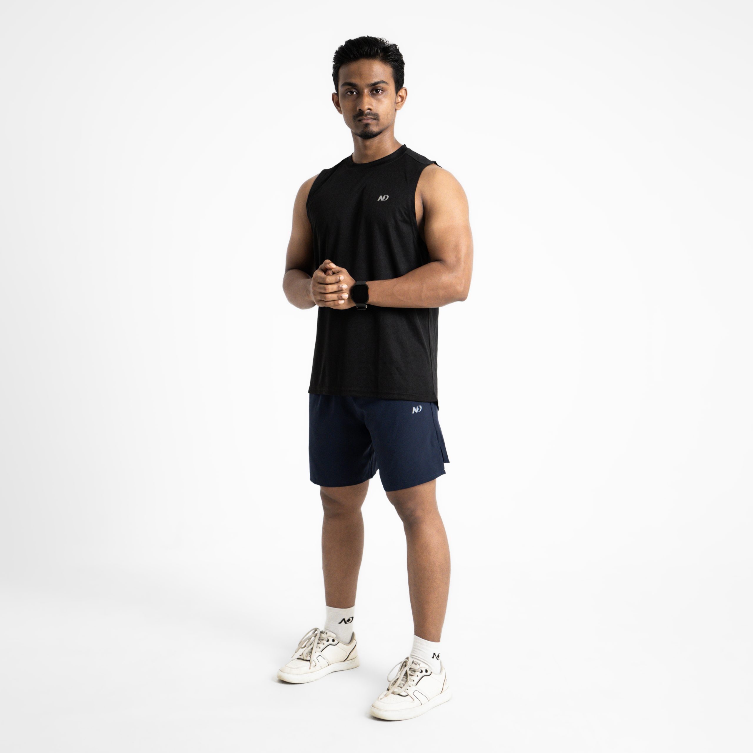 ND Stride 7" 2 in 1 Shorts - Navy 8