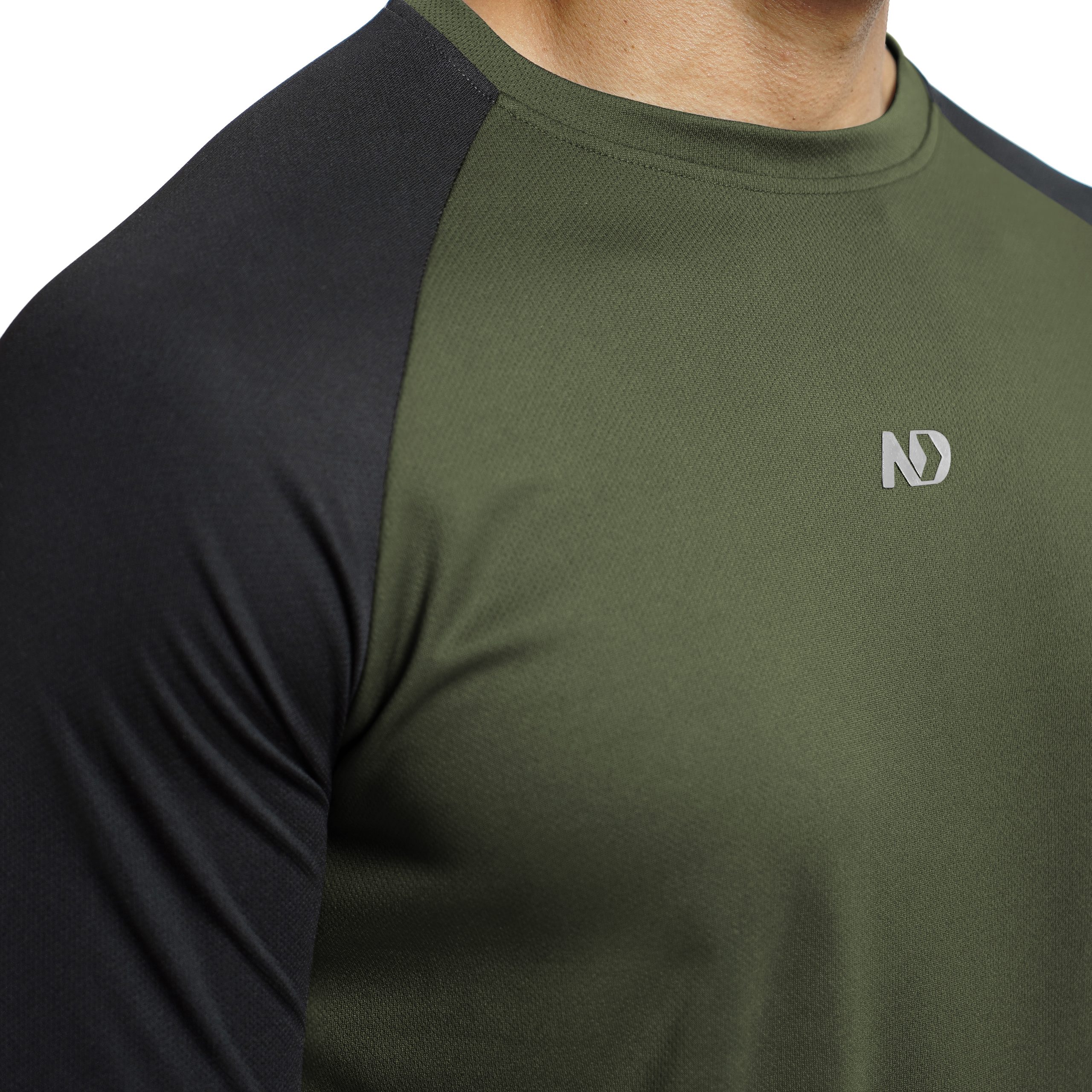 ND Raglan Long Sleeve - Olive 3