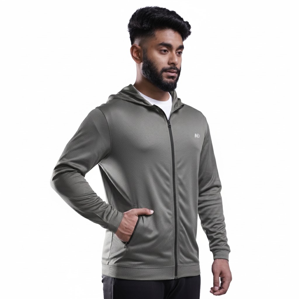 ND Everyday Zip Hoodie - Grey 1