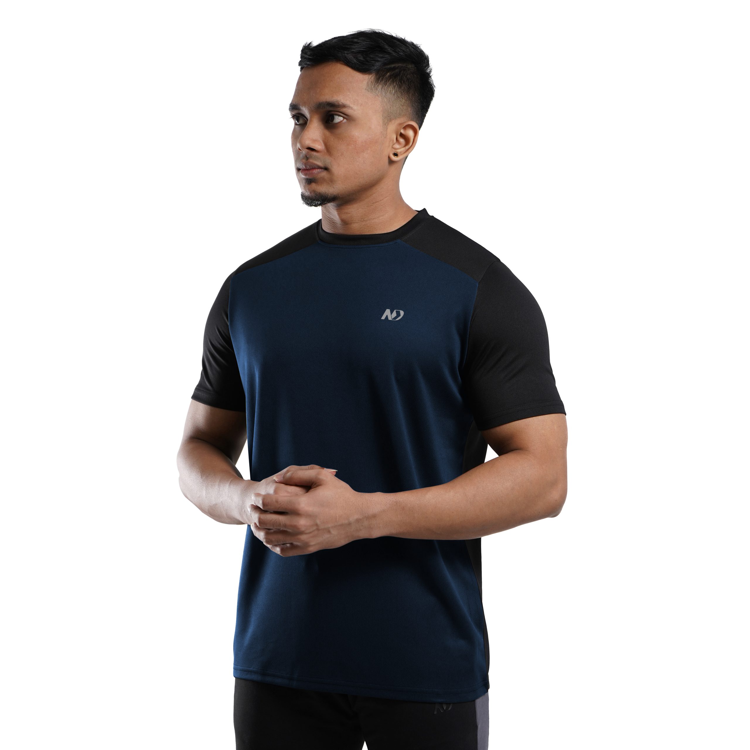 ND Training T-Shirt - Black/Navy 1