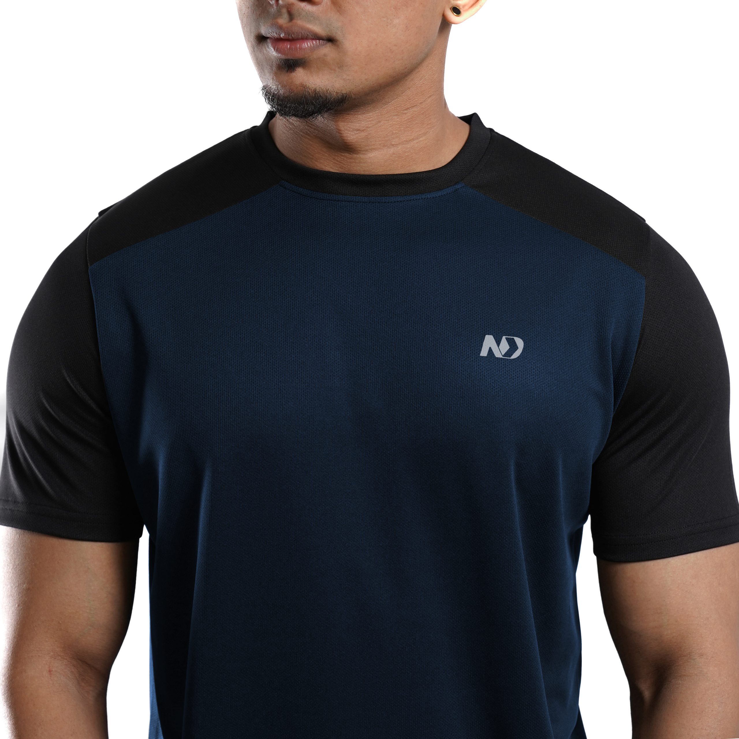 ND Training T-Shirt - Black/Navy 2