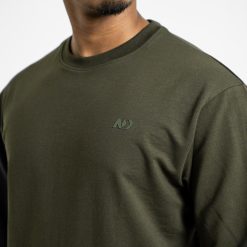 ND Box-Fit Oversized T-Shirt - Olive 8
