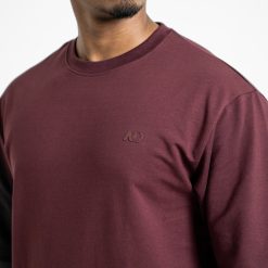 ND Box-Fit Oversized T-Shirt - Burgundy 8