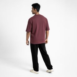 ND Box-Fit Oversized T-Shirt - Burgundy 10