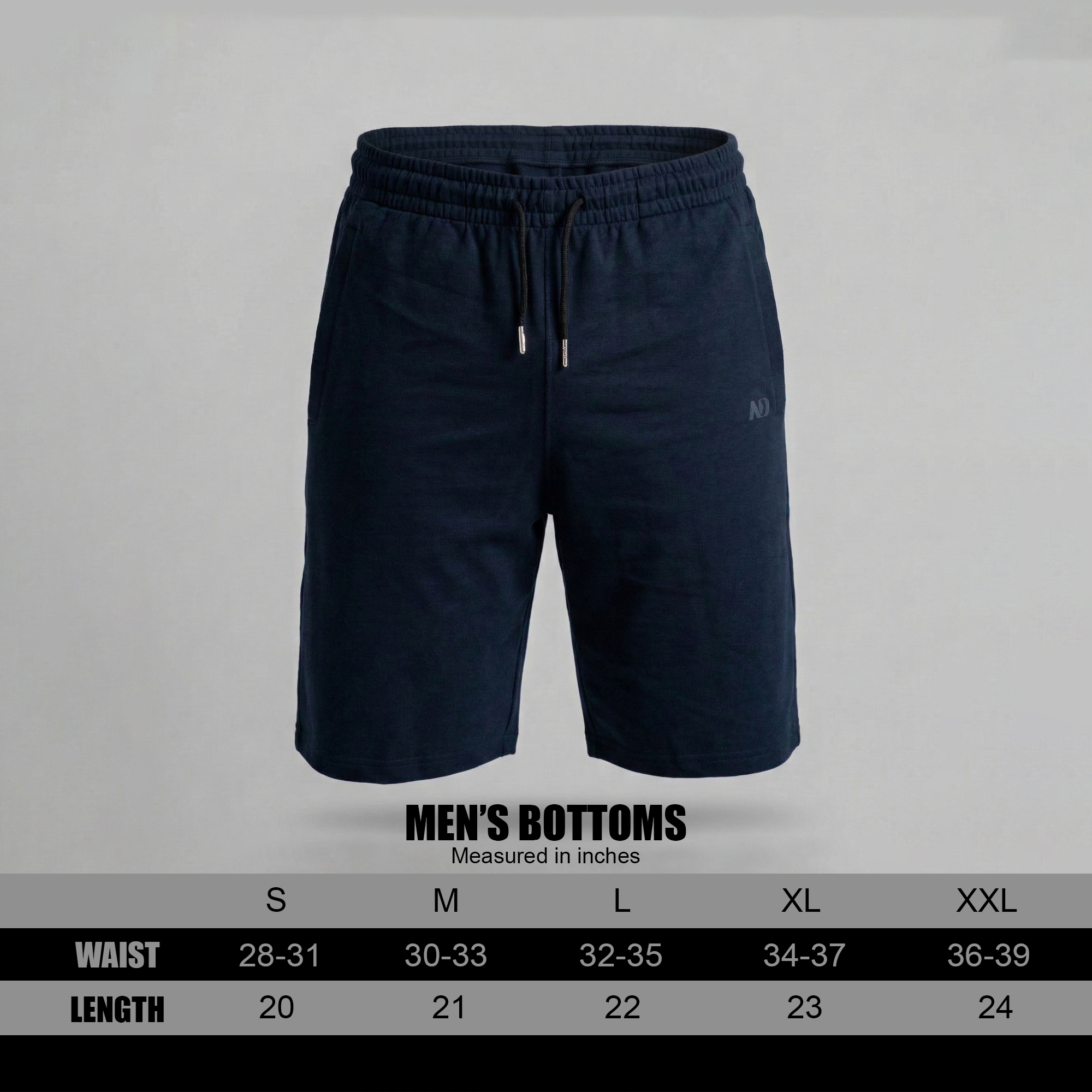 ND Comfort Knee Lenght Shorts - Navy 10