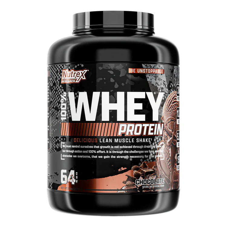 Nutrex 100% Whey Protein, Chocolate, 5 lbs 1
