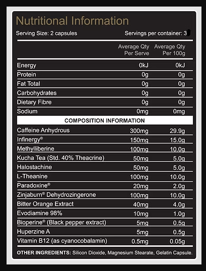 Neurolab Energy + Fat Burn, Shred4 Sachet, 3 Servings 2