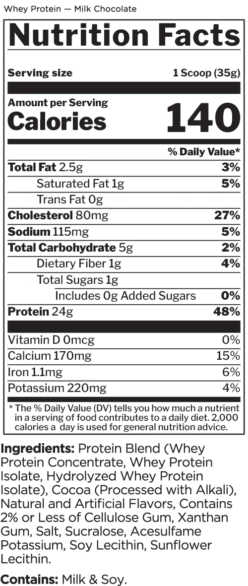Rule1 Whey Protein, Milk Chocolate, 5 lbs 2