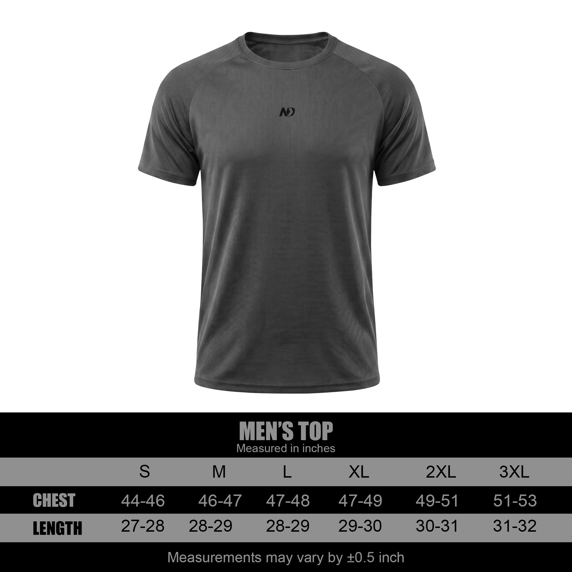 ND Everyday Raglan T-Shirt - Grey 10